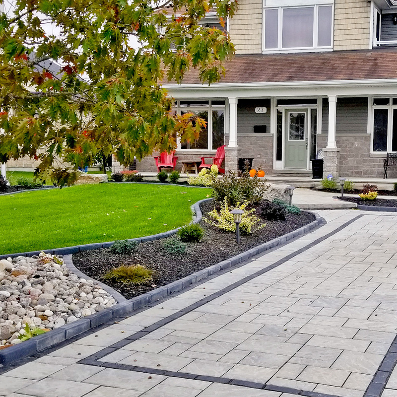 Front entrance landscaping