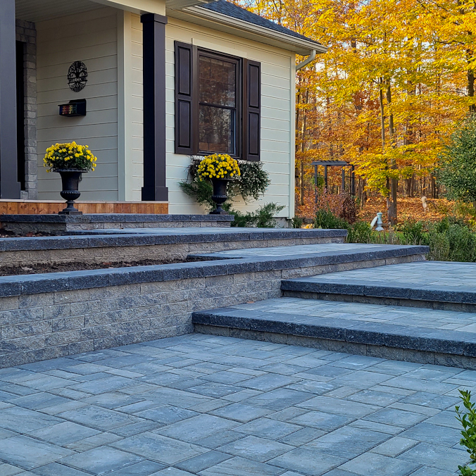 Front entrance landscaping