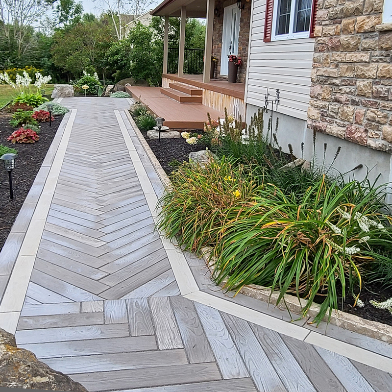 Front entrance landscaping
